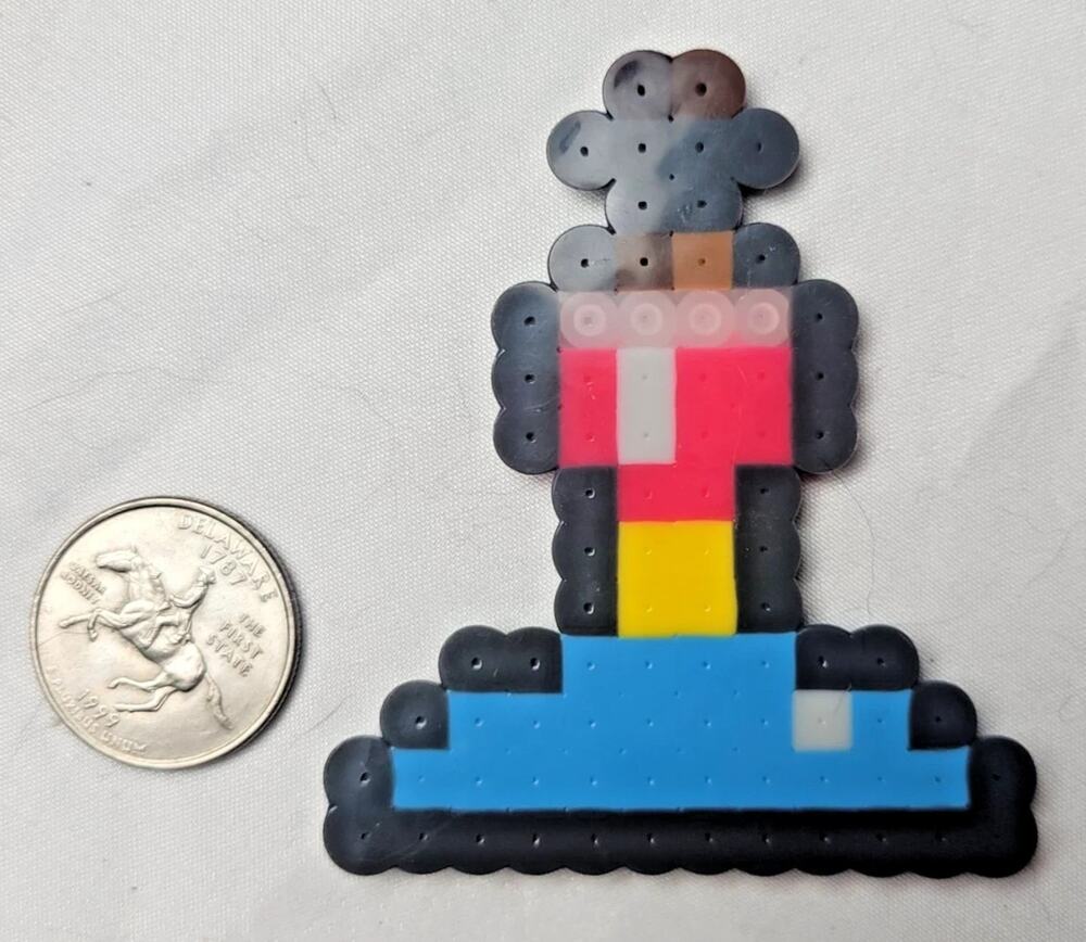 Pansexual LGBT Potion Perler Pixel Art